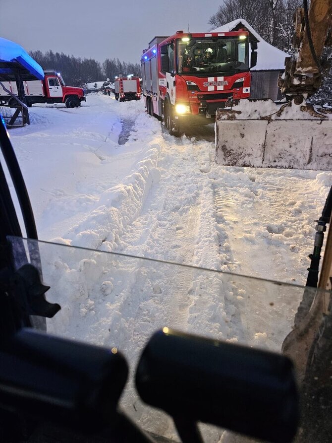 „Pakūtos“ nuotr./Gaisro vietoje