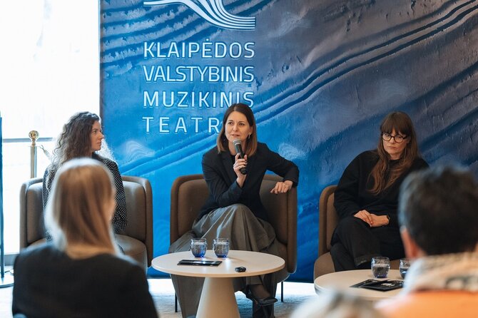 Dominyko Mažūno nuotr./Monooperos „Prima donna“ spaudos konferencija.