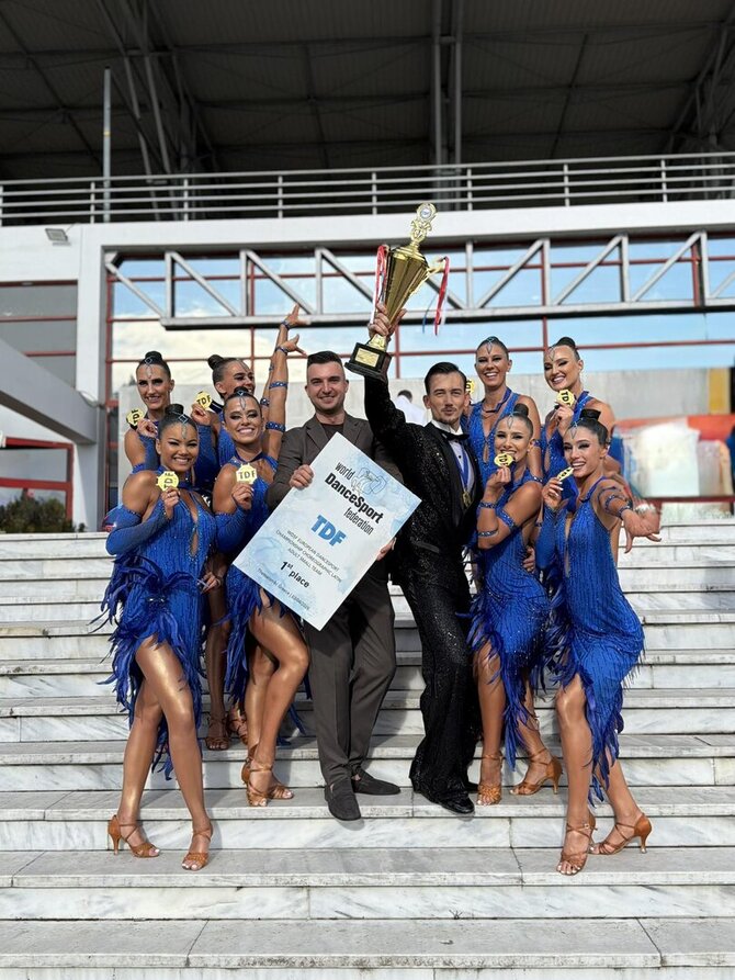 KU nuotr./Klaipėdos unviersiteto sportinių šokių komanda „Danė“