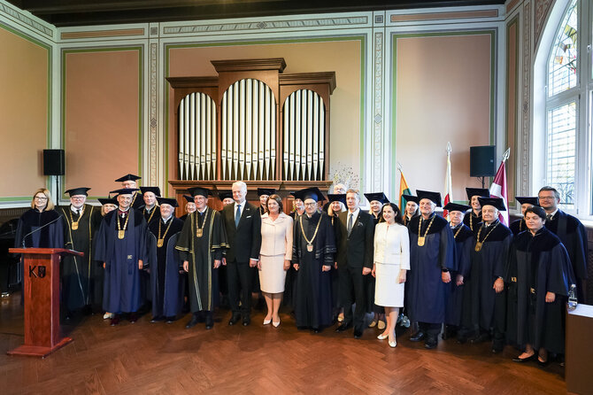 KU nuotr. /Ceremonija Klaipėdos universitetas