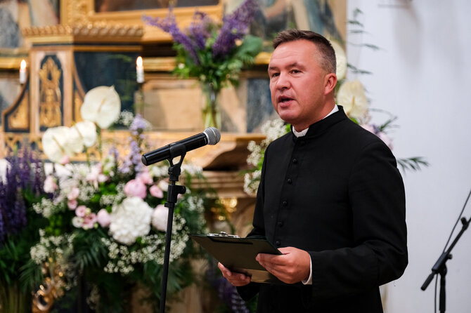 Kretingos raj. savivaldybės nuotr./Klebonas Karolis Petravičius