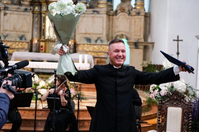 Kretingos raj. savivaldybės nuotr./Klebonas Karolis Petravičius