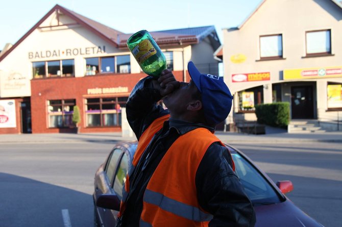 Dainiaus Bagdono nuotr./Fotografija iš projekto „Plungė – miestas be alkoholio“