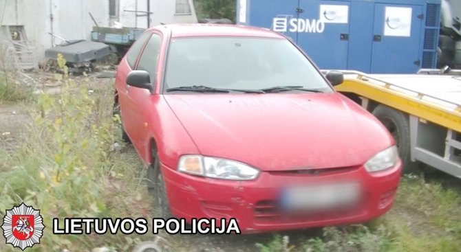 Klaipėdos apskrities VPK nuotr./Šis klaipėdiečio automobilis buvo pavogtas net du kartus.