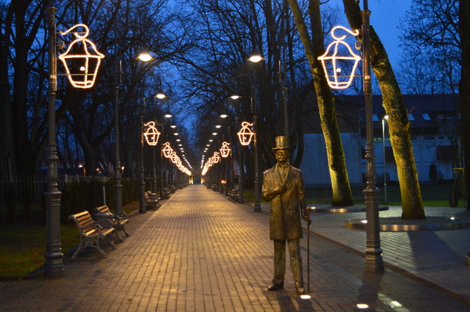 Palangos savivaldybės nuotr./Palanga rengiasi žiemos šventėms.