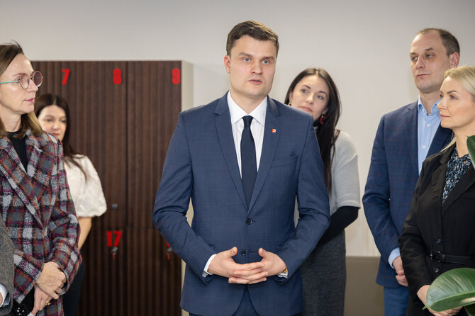 Poliklinikos nuotr./Aleksoto poskyrio vadovas, šeimos gydytojas Lukas Pavlavičius