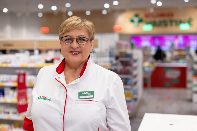 Vaistinės nuotr./„Eurovaistinės“ vaistininkė Elvyra Ramaškienė