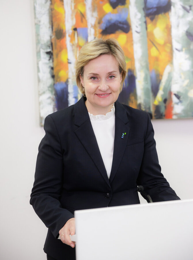 G.Skaraitienės nuotr./Socialinio darbo ir apsaugos viceministrė Rita Grigalienė.