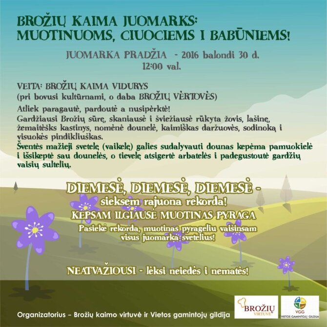 V.Riaukienės nuotr./Brožių kaimo bendruomenės renginys