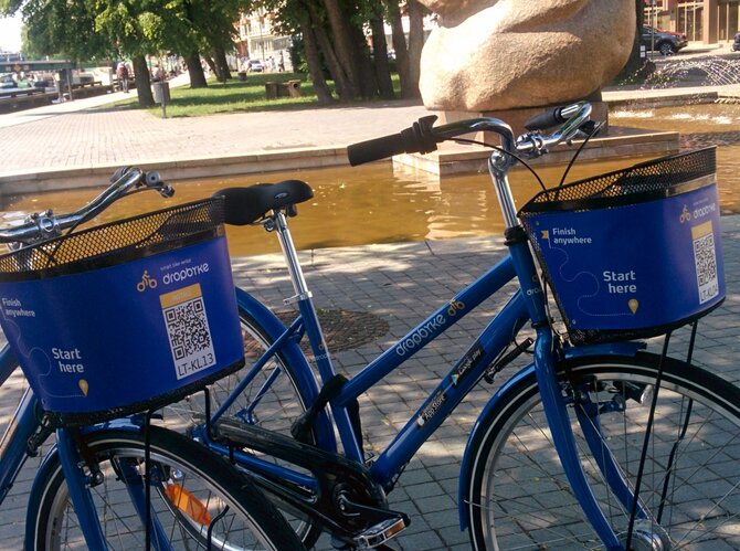 15min.lt nuotr./Klaipėdoje startuoja Dropbyke dviračių dalijimosi sistema.