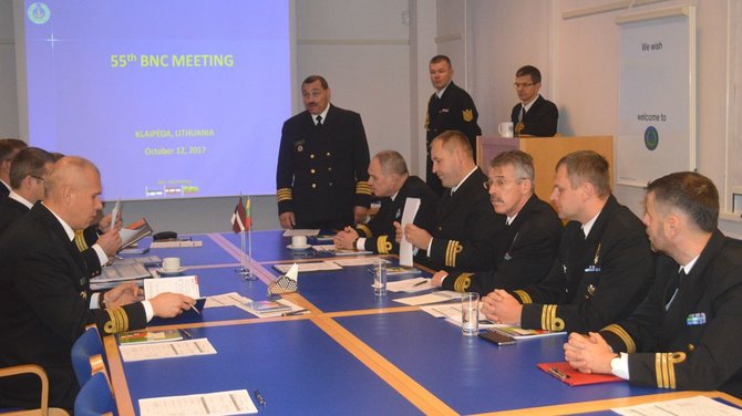 KJP nuotr./Klaipėdoje susitiko trijų Baltijos valstybių Karinių jūrų pajėgų vadai.
