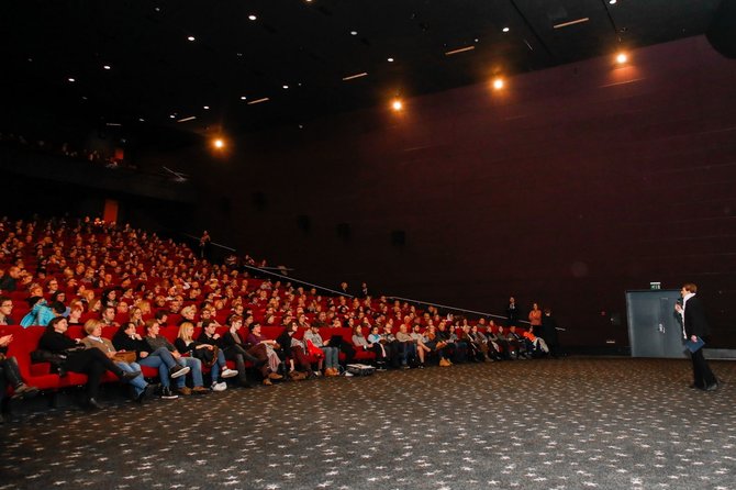 Organizatorių nuotr./„Scanoramos“ filmas „Nemeilė“ sulaukė didelio lankytojų susidomėjimo.