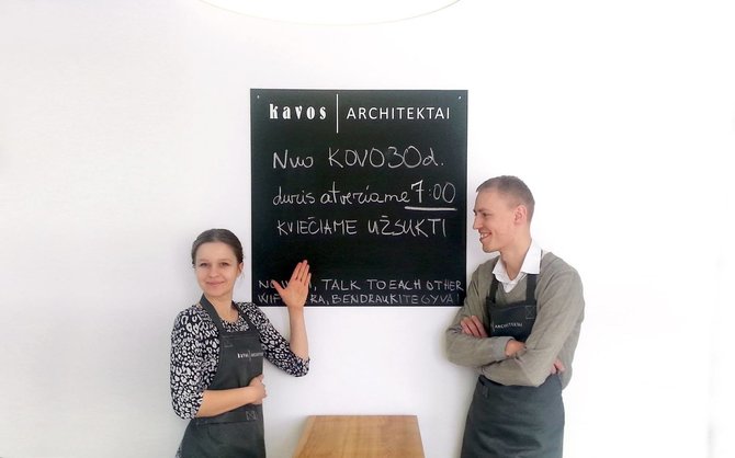 Asmeninio arch.nuotr./„Kavos architektų“ įkūrėjai – Lina ir Vytautas