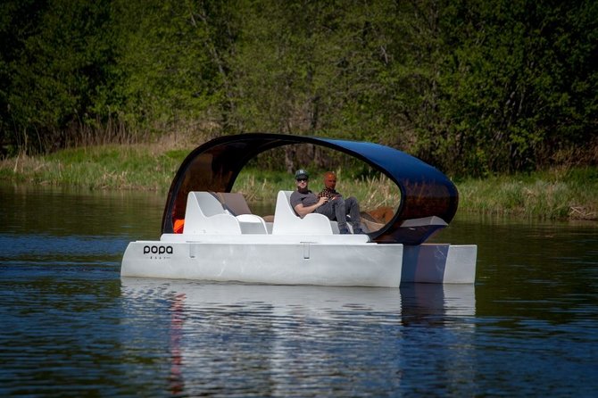 KMTP nuotr./Tomo Vėliaus sukurtas "Popa Boat" jau ištestuotas Danėje.