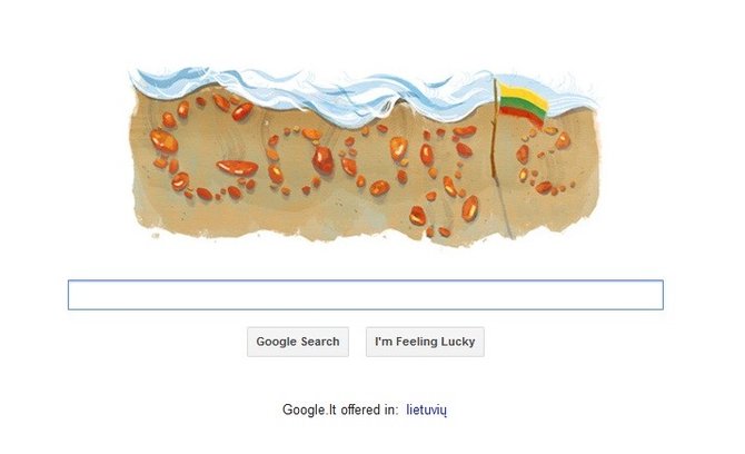 15min.lt iliustr./„Google“ sveikina lietuvius su Valstybės atkūrimo diena