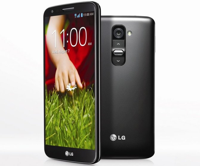 LG nuotr./Išmanusis telefonas „LG G2“