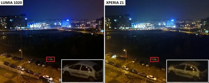 Gedimino Gasiulio/15min.lt nuotr./„Nokia Lumia 1020“ ir „Sony Xperia Z1“ fotografijų palyginimas