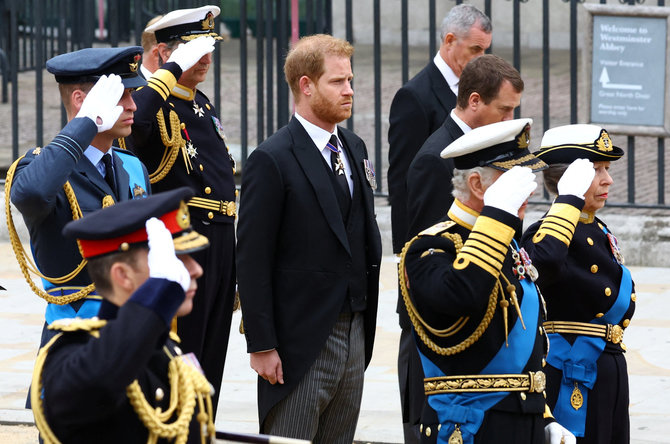 „Scanpix“ nuotr./Karalienės Elizabeth II laidotuvės