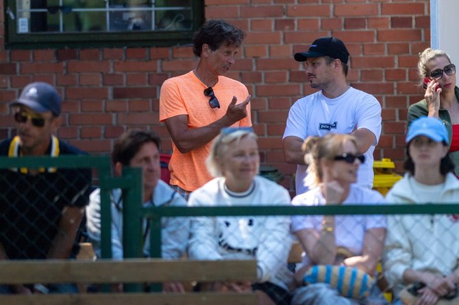 „Nordstreet Tennis Cup“ nuotr./Darius Mockus (kairėje)