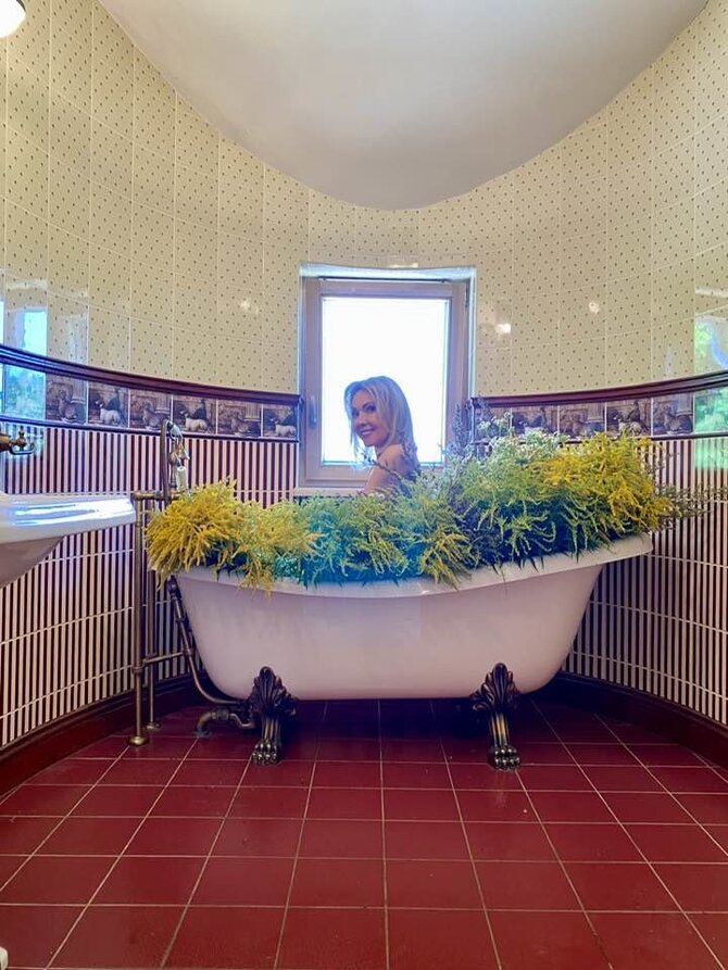Asmeninio albumo nuotr./Žolynų jūra Audronės Bunikienės namuose
