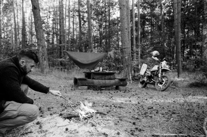 Asmeninio albumo nuotr./Andrius Česnauskas leidosi į Berlyną motociklu kaip 80-aisiais