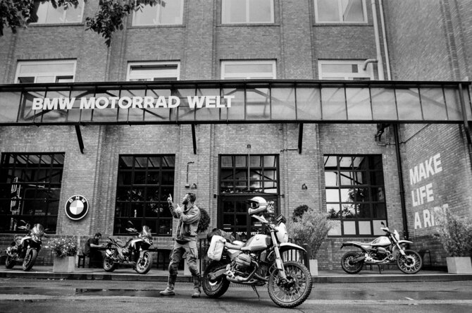 Asmeninio albumo nuotr./Andrius Česnauskas leidosi į Berlyną motociklu kaip 80-aisiais