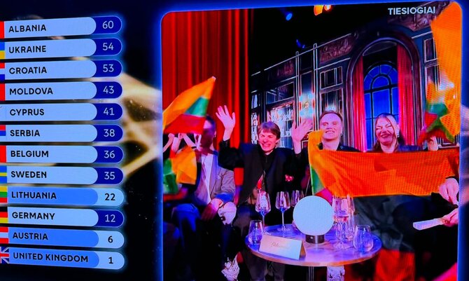 Stop kadras/„Eurovizijos“ finalo transliacija