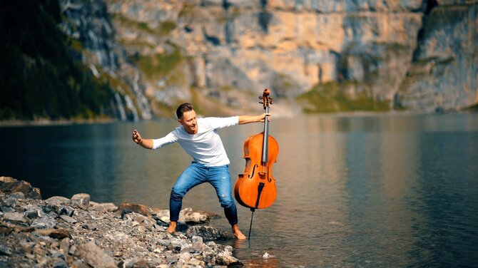Asmeninio albumo nuotr./Violončelininkas JodokCello