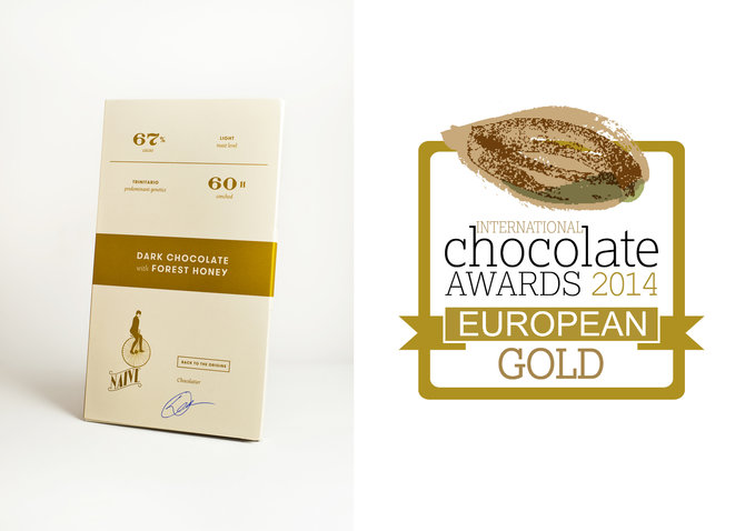 Auksą laimėjo „Chocolate Naive“ juodojo šokolado plytelė, pagardinta lietuvišku biodinaminiu miško medumi