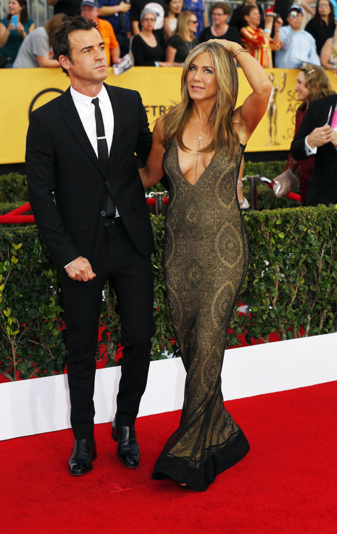 „Reuters“/„Scanpix“ nuotr./Jennifer Aniston ir Justinas Theroux