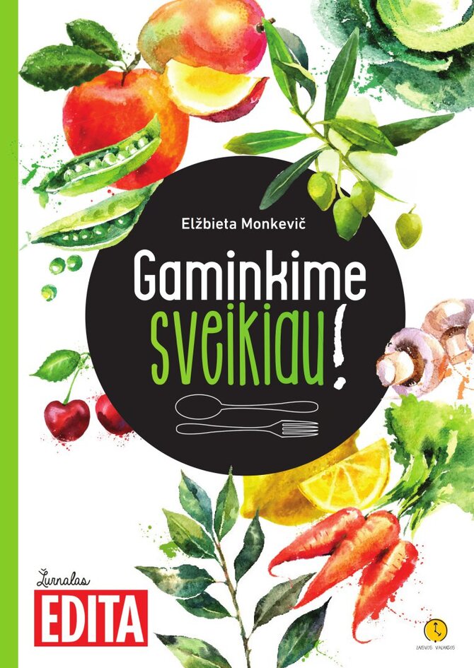 Knygos viršelis/„Gaminkime sveikiau“