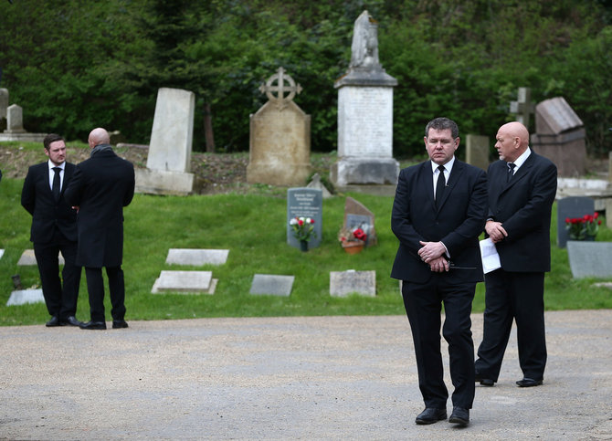 „Reuters“/„Scanpix“ nuotr./Privačios George'o Michaelo laidotuvės