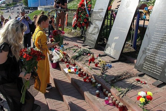 V.Nevieros/LRT nuotr./Grupės „Triana Park“ ir „Fusedmarc“ Kijeve pagerbė žuvusiuosius už Ukrainos laisvę