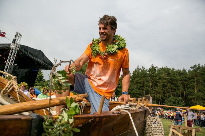 Juliaus Kalinsko / 15min nuotr./Pirmasis kurėno kapitonas Laurynas