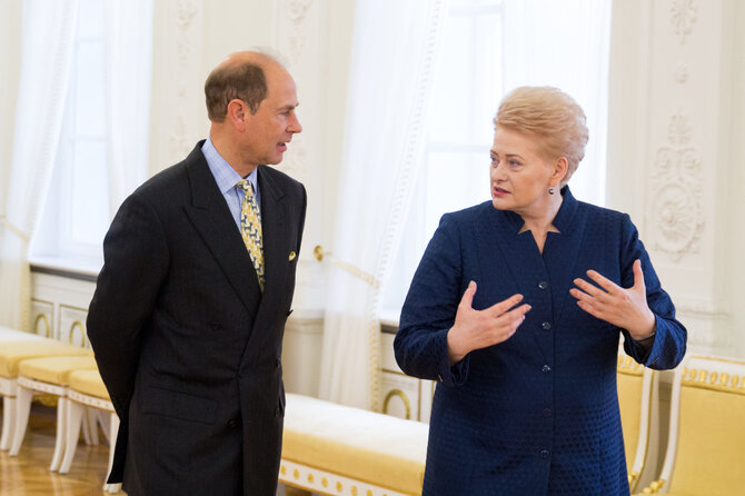 Juliaus Kalinsko / 15min nuotr./Princas Edvardas ir Dalia Grybauskaitė