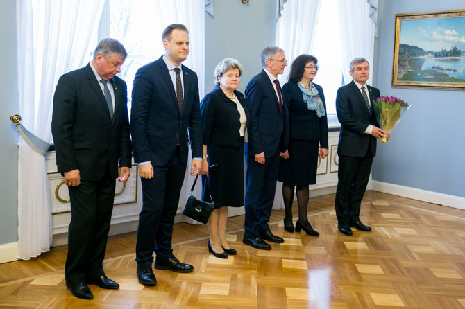 Juliaus Kalinsko / 15min nuotr./Prezidentė susitiko su Seimo valdyba 