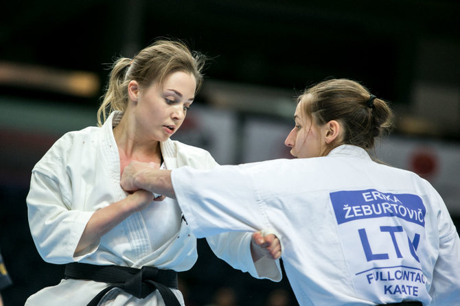 Juliaus Kalinsko / 15min nuotr./Europos kiokušin karate čempionato akimirka