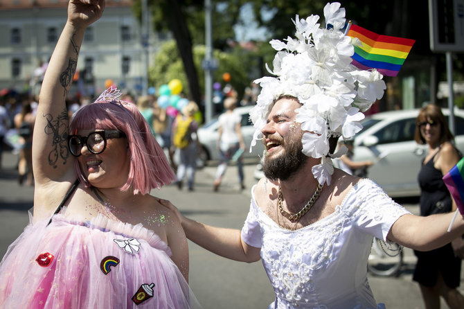 Luko Balandžio / 15min nuotr./„Baltic Pride“ 2019 dalyviai