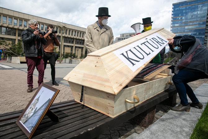 Juliaus Kalinsko / 15min nuotr./Protesto akcija