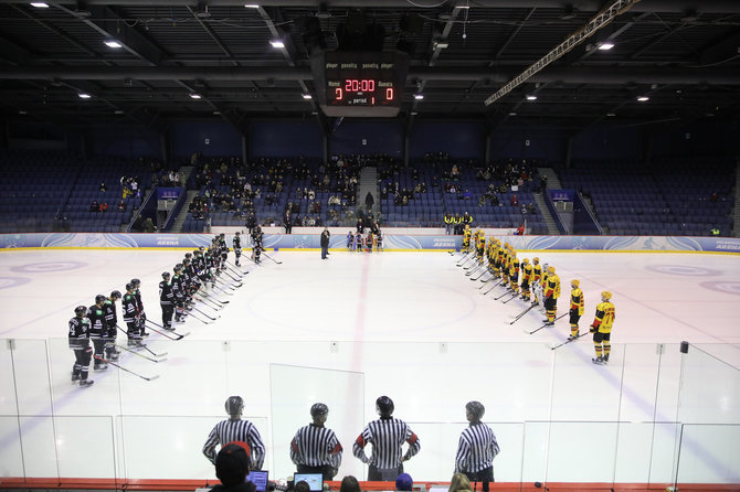 Juliaus Kalinsko / 15min nuotr./Kontinentinės taurės rungtynės: Vilniaus „Hockey Punks“ – Tartu „VALK494“