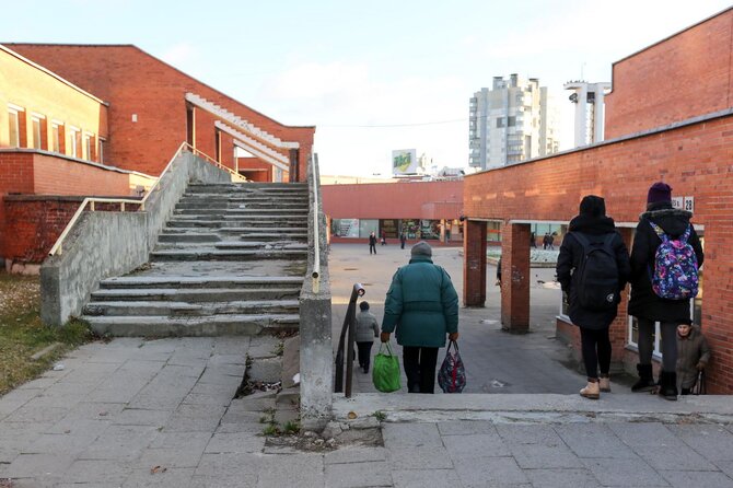Šeškinės prekybos kompleksas atrodo apgailėtinai