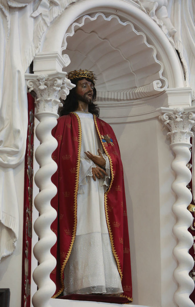 Juliaus Kalinsko/15min.lt nuotr./Jėzaus Kristaus skulptūra