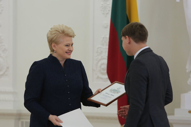 Juliaus Kalinsko/15min.lt nuotr./Dalia Grybauskaitė ir Donatas Kriukas