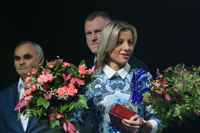 Juliaus Kalinsko/15min.lt nuotr./Geriausia moterų A lygos žaidėja Ana Alekperova