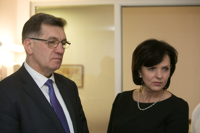 Juliaus Kalinsko/15min.lt nuotr./Algirdas Butkevičius su žmona Janina