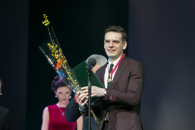 Juliaus Kalinsko / 15min nuotr./„Auksinių scenos kryžių“ ceremonijos akimirka