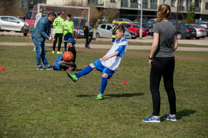 Juliaus Kalinsko / 15min nuotr./Vaikų gatvės futbolo turnyras Vilniuje