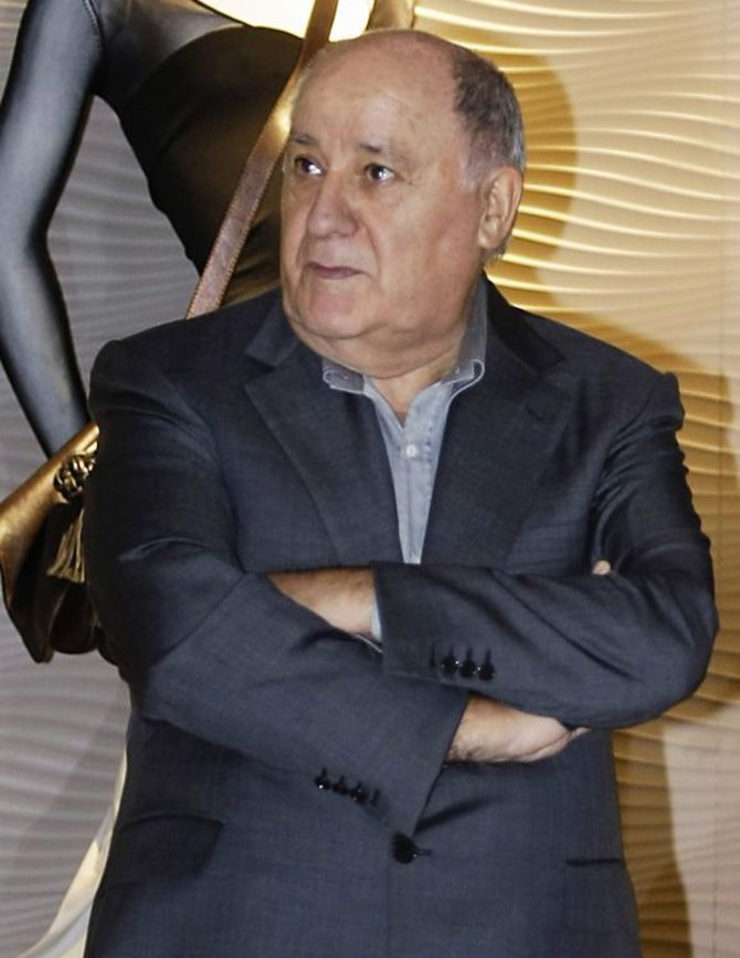 „Scanpix“ nuotr./Amancio Ortega (57 mlrd. JAV dolerių)