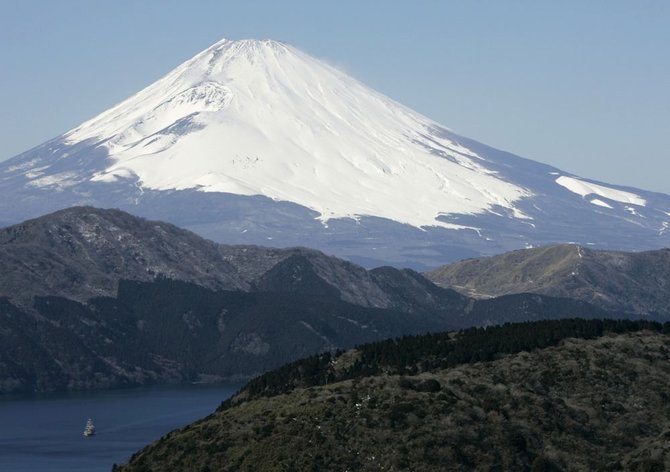 „Reuters“/„Scanpix“ nuotr./Fudzijamos ugnikalnis 