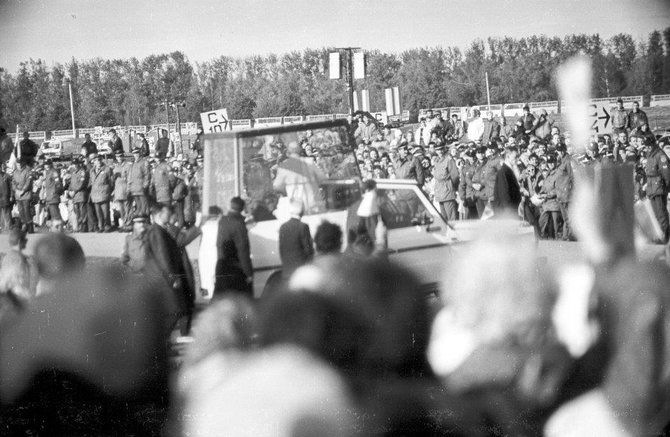Alfredo Girdziušo nuotr./Popiežius Jonas Paulius II 